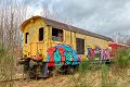 HDR trein train chemin de fer Junkyard urbex urban graffiti werkaandemuur oldtimer junk brandweerauto wadm decay vervallen abandoned abondonne werk aan de muur vandalisme